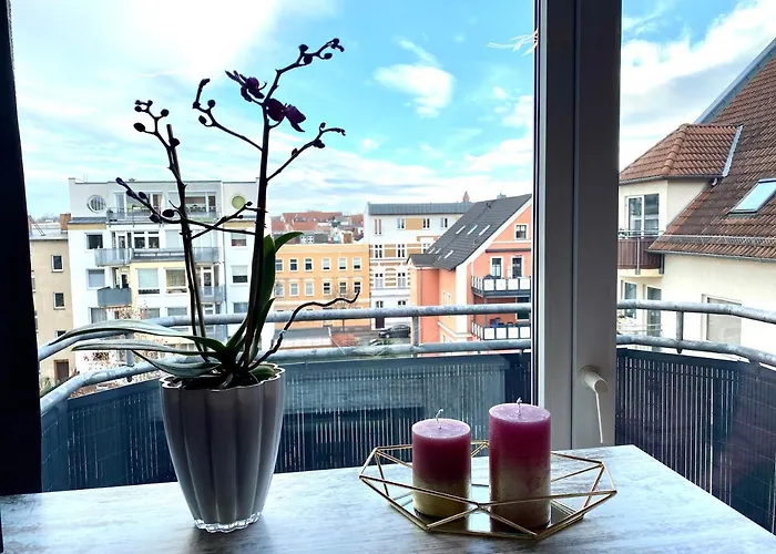 Cottbus-apartments - Red I Privat I Wifi I Kueche I Balkon Apartamento